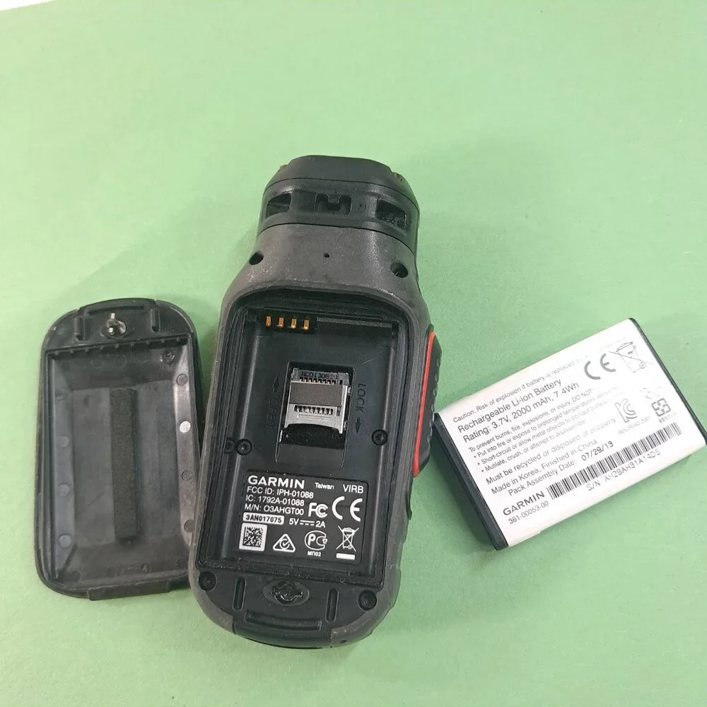 Garmin Virb Camcorder IPH-01088 1080p HD Action‎ Camera w/ battery bicycle WORKS